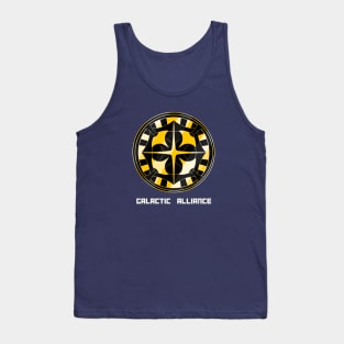 Galactic Alliance Medallion- Coexistence Comic Tank Top